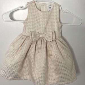 Carter’s gold holiday dress